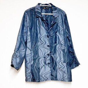 NWT LIV BY HABITAT CLOTHES WOMENS BOYFRIEND CRINKLE JACKET Sz L XL